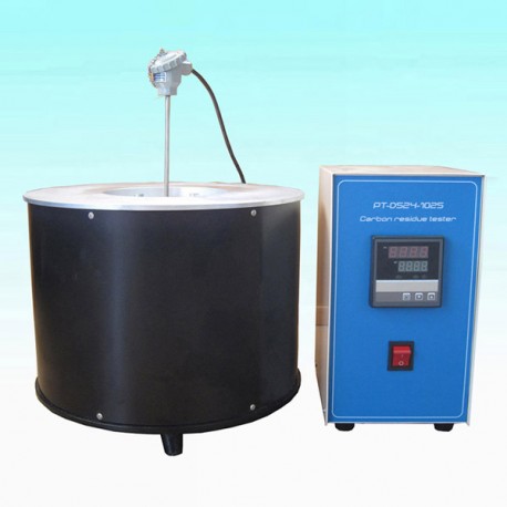 Carbon residue tester for petroleum products