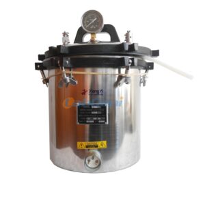 Portable Steam Pressure Autoclave/Sterilizer (Electric & LPG heating)