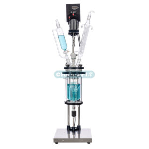 VGR series Small Type Jacket Glass Reactor  1L,2L,3L   Mini Glass Reactor ,glass reactor
