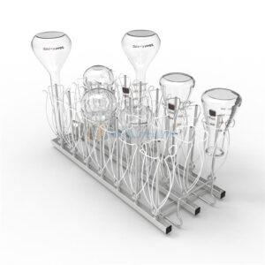 Basket, trays and rack of glassware washer machine