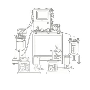 Small tangential flow ultra filtration system